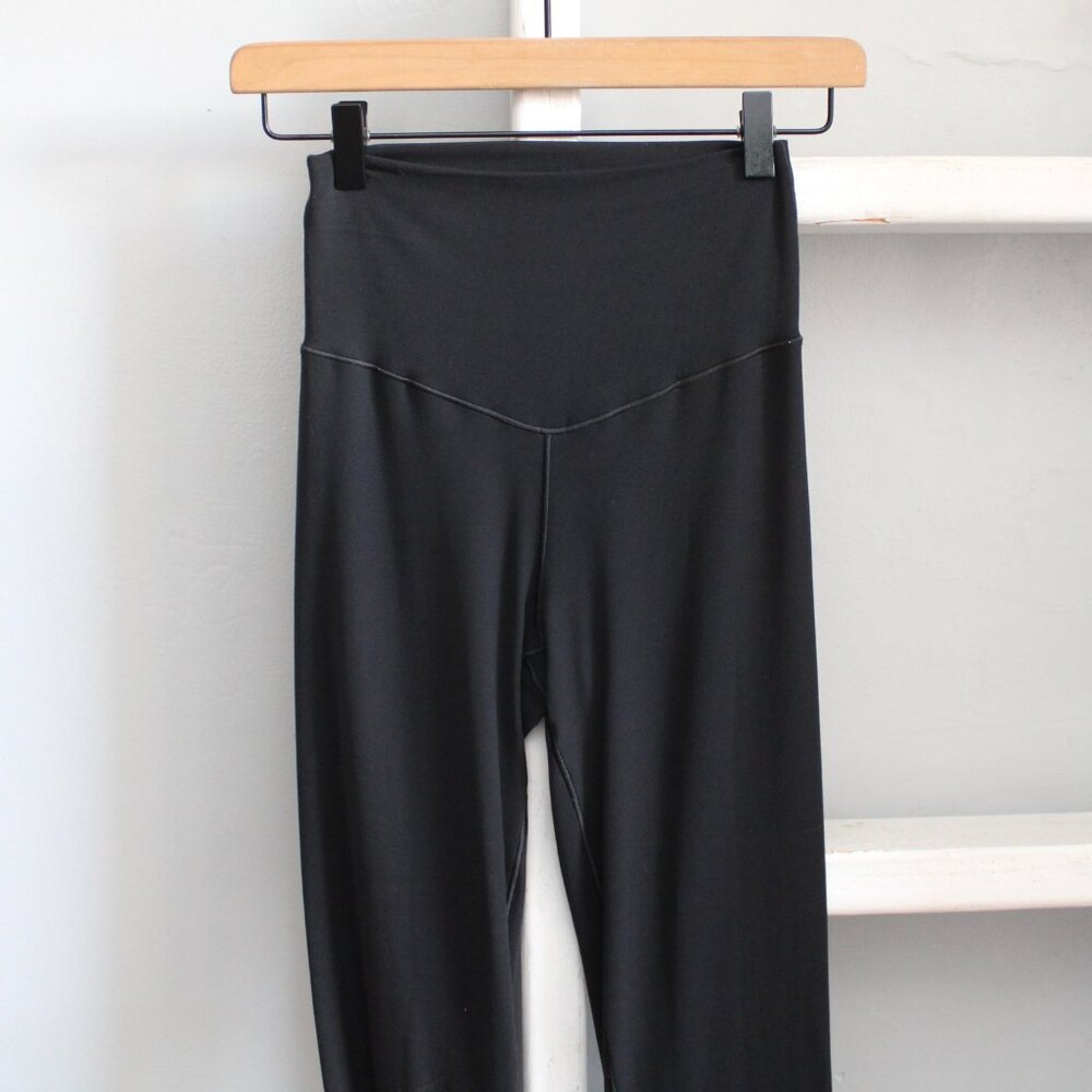 Offline by Aerie Black Real Me Xtra High Rise Long Flare Slit Leggings sz Small - Picture 4 of 8